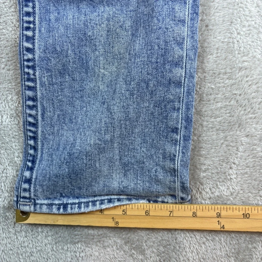 True Religion Jeans Men 30 (Fits 32x32) Ricky Relaxed Straight Blue Whisker Fade
